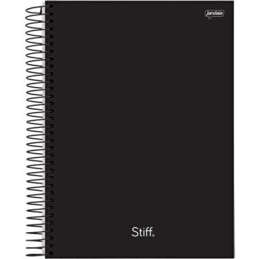 Imagem de Kit 10 Caderno Jandaia Espiral Capa Dura Universitário 1 Matéria 80 Fo