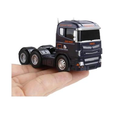 Imagem de Caminhão De Contêiner Em Metal Fundido Escala 1:64, Miniatura De Veícu