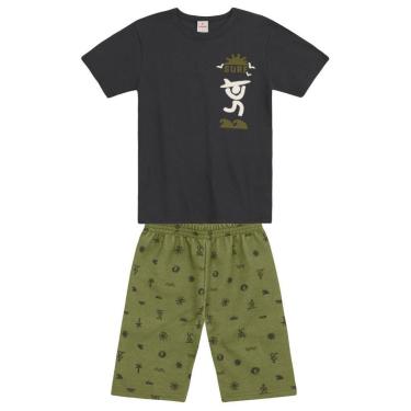 Imagem de Conjunto infantil menino de surf em puff Brandili-Masculino
