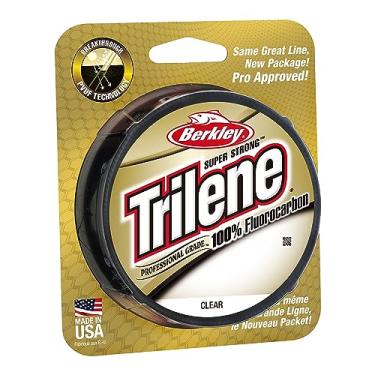 Imagem de Berkley Trilene® 100% fluorocarbono, transparente, 2,7 kg | 2,7 kg, 182 m | Linha de pesca de 182 m, adequada para ambientes de água doce
