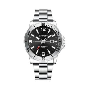 Imagem de Relógio De Quartzo Masculino De Luxo À Prova d'Água Com Mostrador Gran