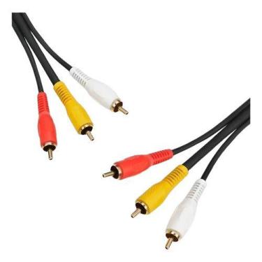 Imagem de Cabo Áudio E Vídeo Rca 3x3 5 Metros Star Cable 101115 - StarCable