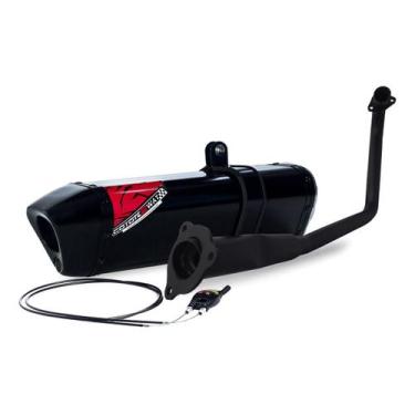 Imagem de Escape / Ponteira Coyote TRS 2 Way + Mais Black - Fazer FZ 250 2018...