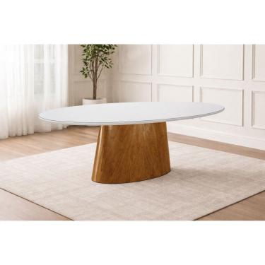 Imagem de Mesa de Jantar Oval 2,00x1,00m  Atenas Imperial Móveis