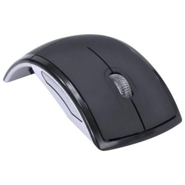 Imagem de Mouse Sem Fio CurveI Dobrável Estilo PRETO - MKB
