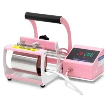Imagem de Prensa Caneca Sublimadora ROSA Térmica Cilíndrica 220v Nf - sublimachi