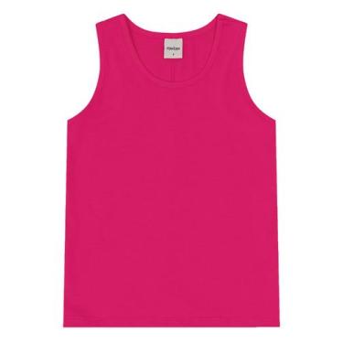 Imagem de Regata Básica Infantil Feminina Rovi Kids Rosa, 1, Rosa