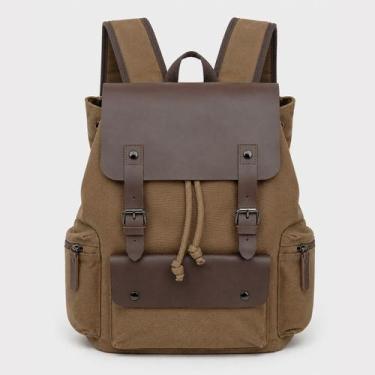 Imagem de Bolsa Mochila Feminina Masculina Lona Reforçada Premium Versátil Uniss