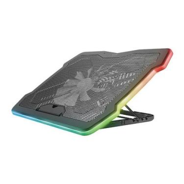 Imagem de Suporte Para Notebook Trust GXT 1126 Aura RGB Até 17.3 Com Ajuste o ân