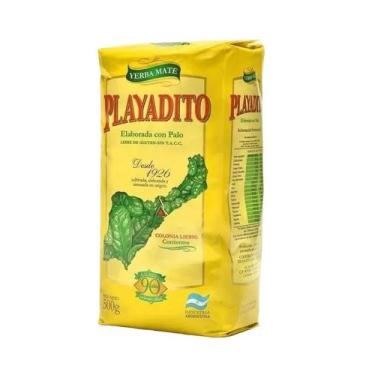 Imagem de Erva Mate Chimarrão PLAYADITO ARGENTINA Tradicional 500g