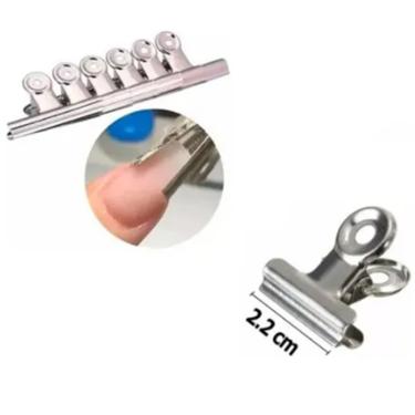 Imagem de Presilha Alicate de Unha 6 Und 22mm Curvatura C Otimo