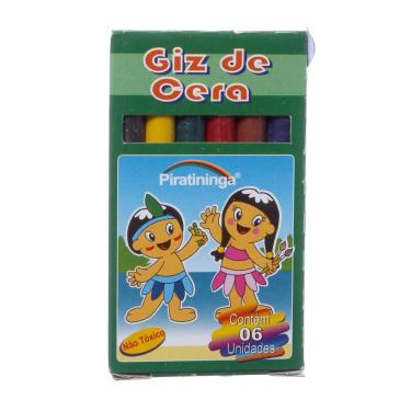 Imagem de Giz de Cera Sortido com 6 Unidades