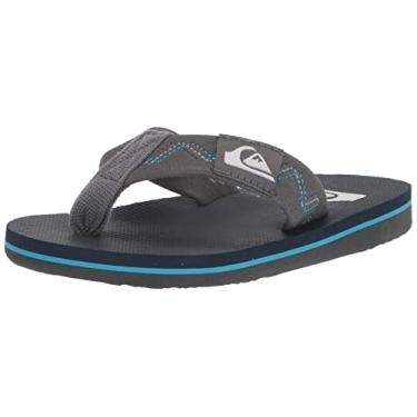 Imagem de Quiksilver Alça unissex infantil, Cinza/azul/azul, 10 Big Kid