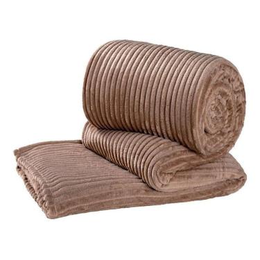 Imagem de Manta Cobertor Canelada Velvet Bariloche Queen Veludo Macio