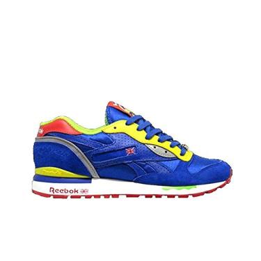 Imagem de Reebok Mens LX 8500" 24 Kilates Bangkok Ultra Marine Blue/Yellow-Green Leather