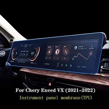 Imagem de RUSWEST Carro GPS navegação TPU Filme protetor, para Chery Exeed VX 2021-2022