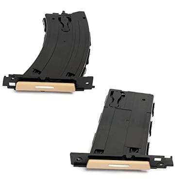 Imagem de Par de porta-copos retrátil lado esquerdo e direito compatível com BMW Série 3 E90 E91 E92 E93 323i 325i 325xi 328i 328xi 330i 330xi 335d 335i 335is 335xi M3 2006-2013 substitui 5145999 17346 7