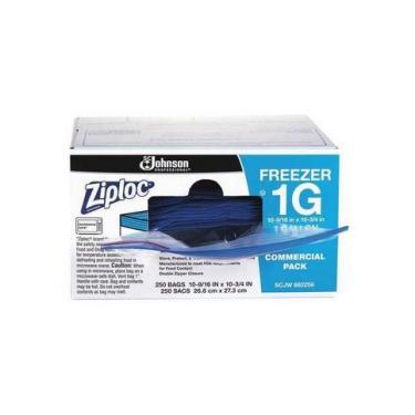 Imagem de Bolsa Reclosable, 1 Gal, transparente, de plástico, PK250