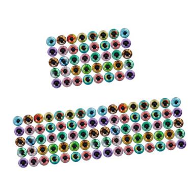 Imagem de EXCEART 150 Pçs Magnéticos Achados Cúpula De Desenho Animado Miçangas Recheadas Pedras Preciosas E De Pelúcia Para Os Olhos Acessórios Redondos Achados Achados Dragão