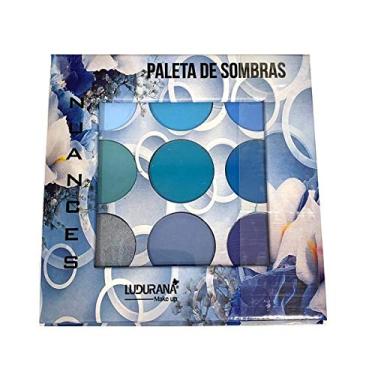 Imagem de Paleta De Sombras Nuances Tons De Azul Ludurana