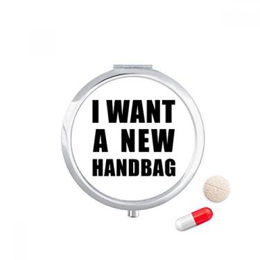 Imagem de Caixa de armazenamento de medicamentos com bolso I Want A New Handbag