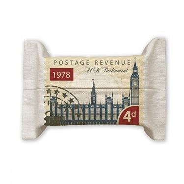 Imagem de Carimbo do Parlamento de Londres, Inglaterra, Grã-Bretanha, Reino Unido, capa de papel para lenços faci