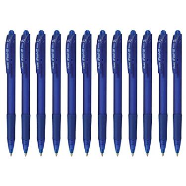 Imagem de Caneta Esferografica Feel It 0, 7mm Azul - Caixa com 12 Unidade(s), Pentel, BX417-C, Azul