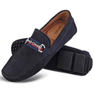 Imagem de MOCASSIM MASCULINO DRIVE FORRADO COURO 13010L NOBUCK MARINHO (38, 13010 MARINHO)
