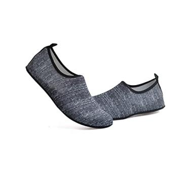 Imagem de Jueshanzj Sapatos de natação de verão com sola fina e sola descalço, pele aderente ao rio, sapatos de praia, K17, 8.5