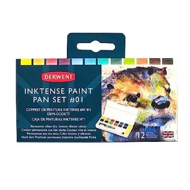 Imagem de Derwent, Aquarela Pastilha 12 cores Inktense Set 1 (2302636)