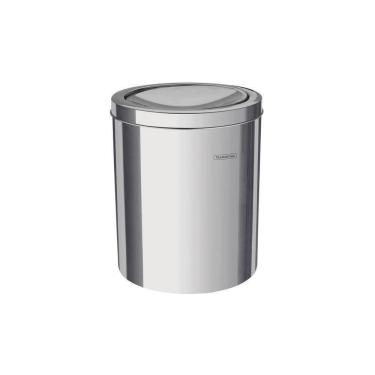 Imagem de Lixeira Inox Tramontina Swing Com Acabamento Polido E Tampa Basculante 5 L Tramontina