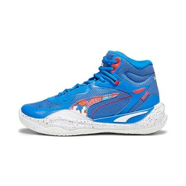 Imagem de PUMA Tênis de basquete masculino Playmaker Pro Dylan - Azul, Bluemazing-for All Time Red, 44