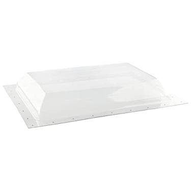 Imagem de RecPro Cúpula externa de claraboia RV | Claraboia externa universal 35.6 cm x 55.9 cm (transparente)