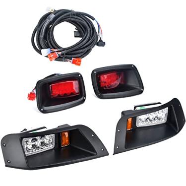 Imagem de Kit de farol traseiro de LED compatível com carrinhos de golfe EZGO TXT 1996-2013 Kit de farol de rua legal kit de luz traseira compatível com EZGO TXT para gás e eletricidade
