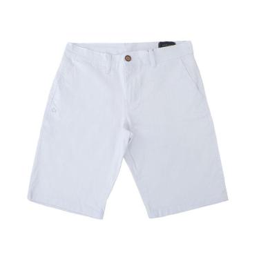 Imagem de Bermuda Masculina Ogochi Essencial Color Branca - 00346-Masculino