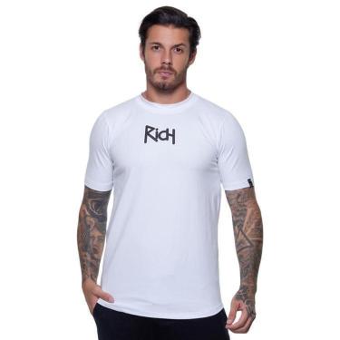 Imagem de Camiseta Rich Young Long Contour Branca-Masculino