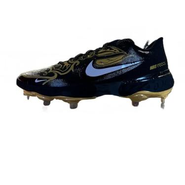 Imagem de Nike Chuteira de beisebol Alpha Huarache Elite 3 adulto de baixo metal, Preto, 39