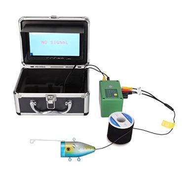 Imagem de Localizador de Peixes, Câmera de Pesca Subaquática Câmera Subaquática 30m 1000TVL Megapixels Ângulo de Visão de 92° Com Visor Colorido TFT de 7 pol. 15 Lâmpadas Infravermelhas