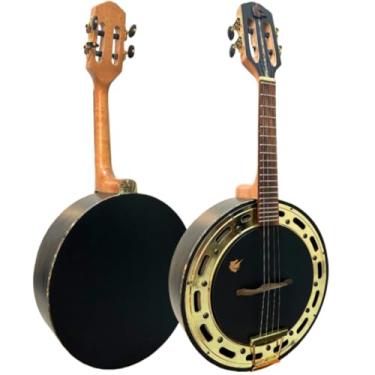 Imagem de Banjo Marquês Eletroacústico BAJ-224BKSEL Preto e Dourado