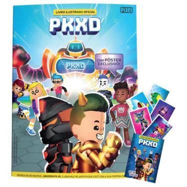 Imagem de Album Figurinhas Universo Game PKXD Com Pôster Esclusivo + 50 Figurinh