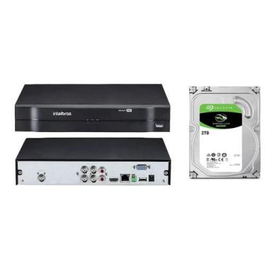Imagem de Dvr gravador INTELBRAS 4 canais Full hd + hd 2TB