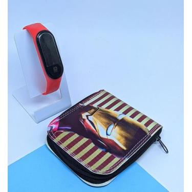 Imagem de Kit Relógio Digital Led Silicone Prova água Ajustável para Crianças + 