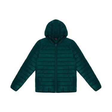 Imagem de Jaqueta Puffer Masc Rovitex com Capuz Verde Escur D00180-353-Masculino