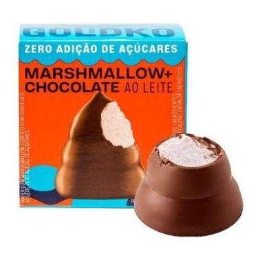 Imagem de Musa Marshmallow Chocolate Leite Zero Açúcar Goldko 30g