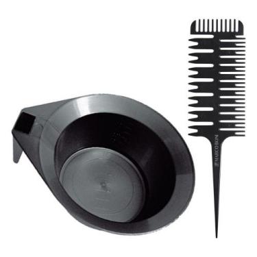 Imagem de Kit Tintura Com 1 Tigela 250ml E 1 Pente Separador de Mechas - MARCO B
