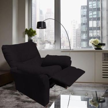 Imagem de Poltrona Extensão De Cílios Reclinável Manu Preto - BEATRIZ DECOR
