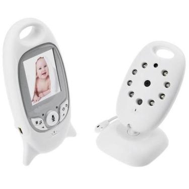 Imagem de Babá Eletrônica Câmera Sem Fio Visão Noturna Lcd Digital 2P - Luatek