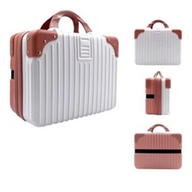 Imagem de Kit 2 Maleta Frasqueira De Mão Em Abs Viagem Reforçada - Kingleen, Ros