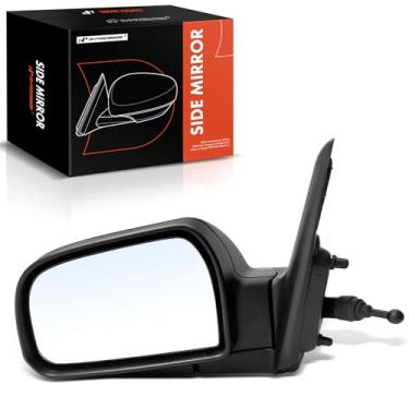 Imagem de A-Premium Espelho retrovisor manual do lado do motorista - compatível com Hyundai Tucson 2005 2006 2007 2008 2009 - Espelho retrovisor externo preto dobrável manual não aquecido - Substituição #