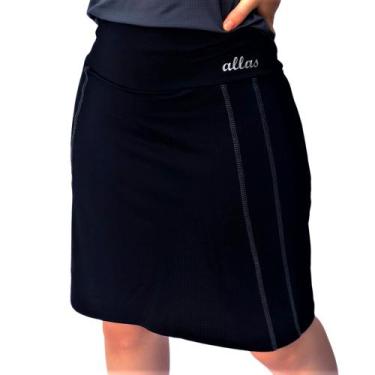 Imagem de Short Saia Moda Fitness Moda Evangélica Academia Caminhada Poliamida B